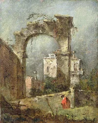 Un Capriccio - Une Arche en Ruine, 18ème siècle